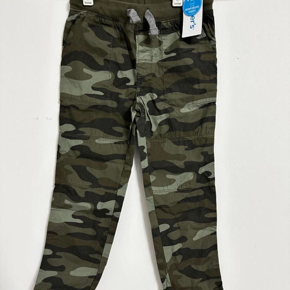 Carter-s Men's Green and Khaki Trousers